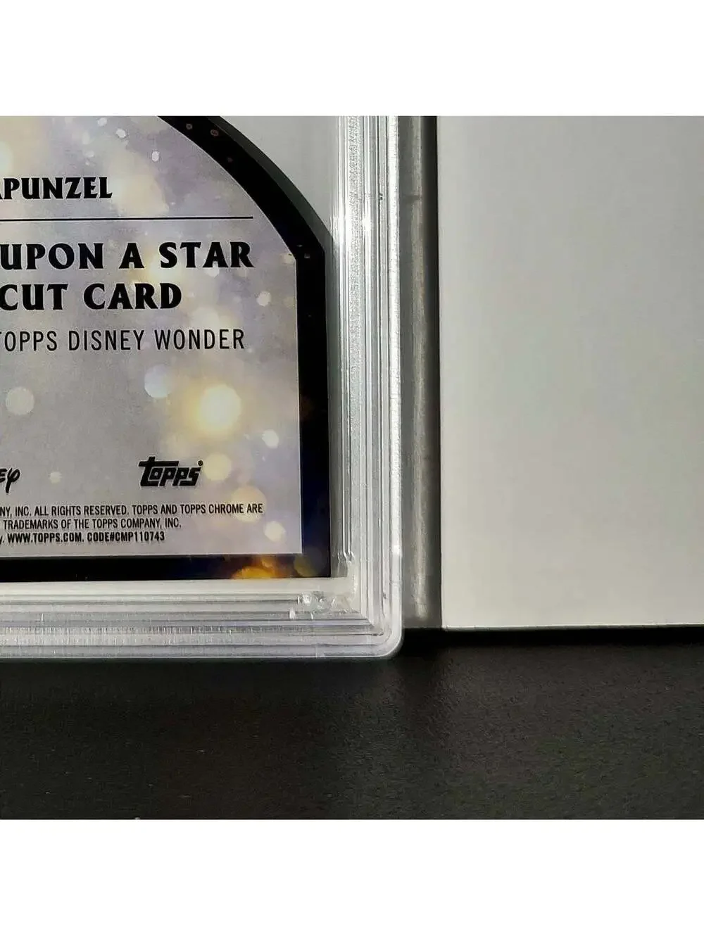 Rapunzel 2025 Topps Chrome Disney #W-16 Wish Upon A Star Die Cut Tangled PSA 9